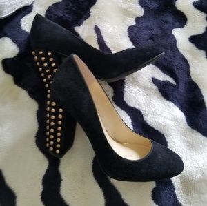 Jessica Simpson Black Edgy Heels